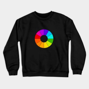 Simple Color Wheel Rainbow Crewneck Sweatshirt